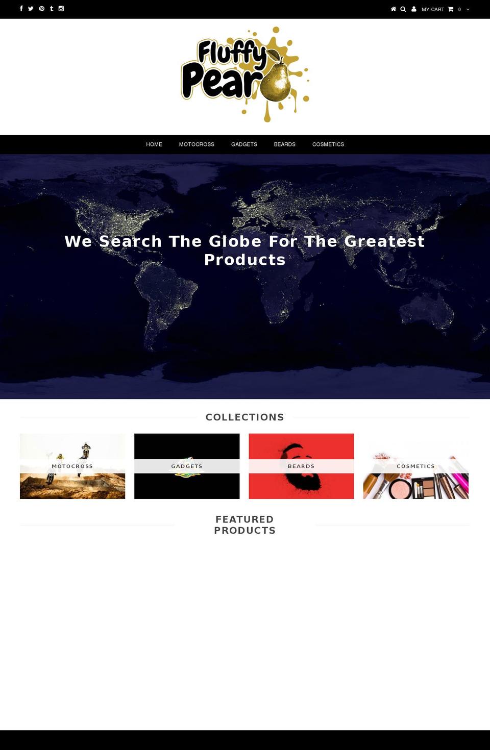 fluffypear.com shopify website screenshot