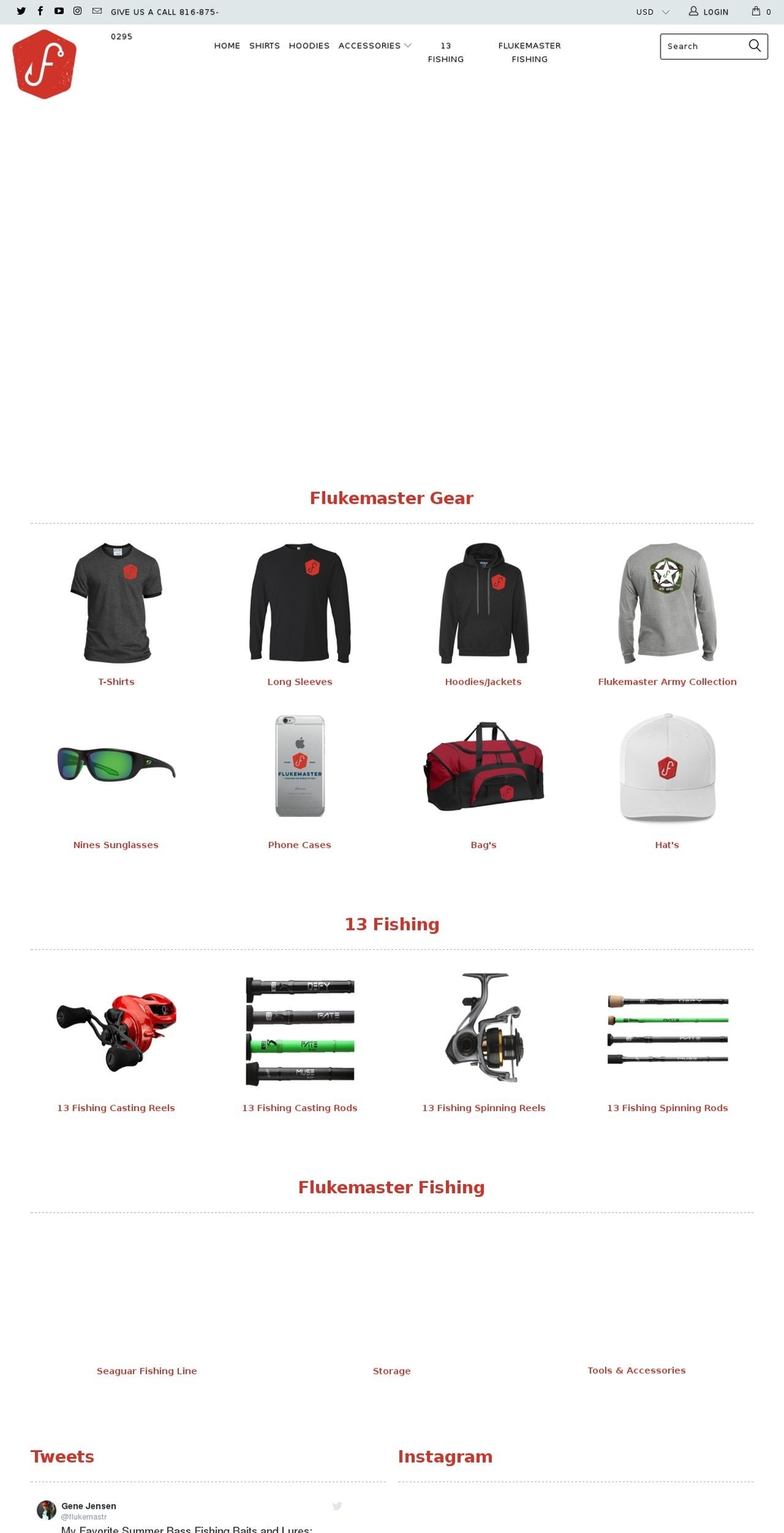 flukemaster.com — Shopify storefront screenshot