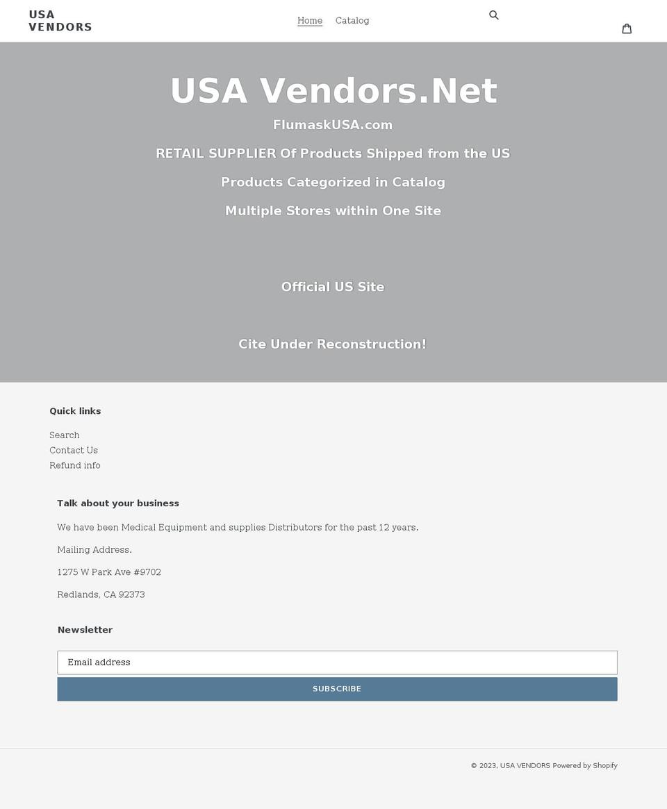 flumaskusa.com shopify website screenshot