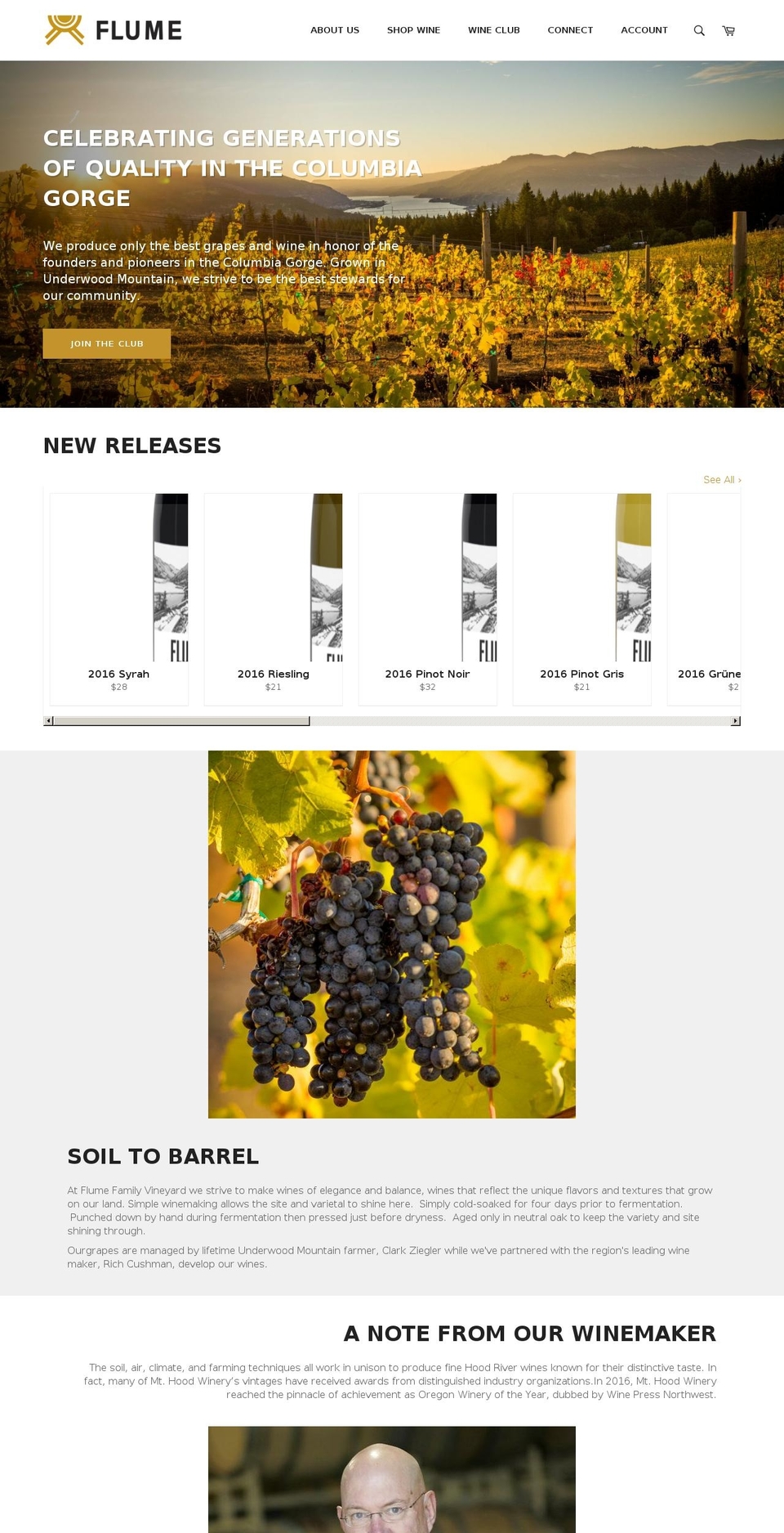 Copy of Flume Customized (V1.7) Shopify theme site example flumevineyard.com