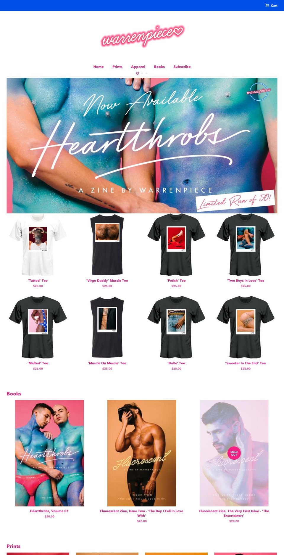 fluorescentstudio.com — Shopify storefront screenshot