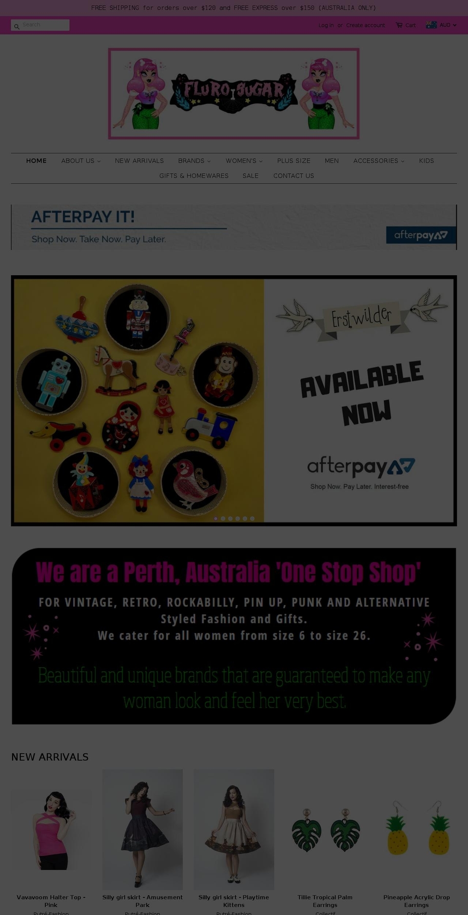 flurosugar.com — Shopify storefront screenshot