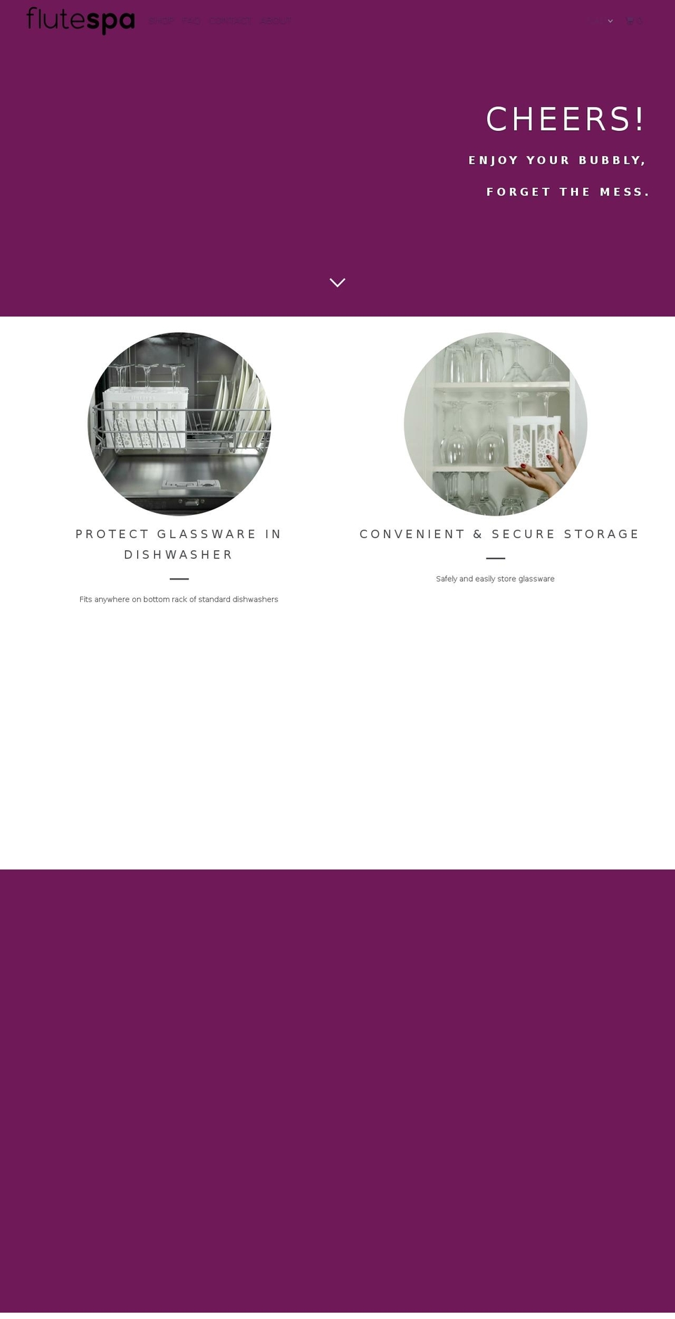 flutespa.com — Shopify storefront screenshot