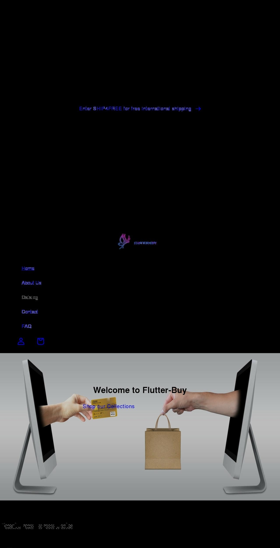 flutter-buy.com shopify website screenshot