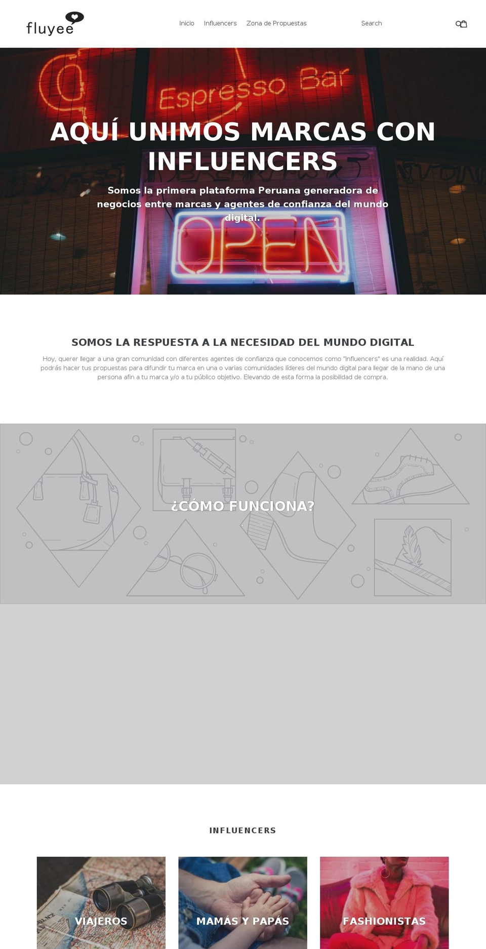 fluyee.com — Shopify storefront screenshot
