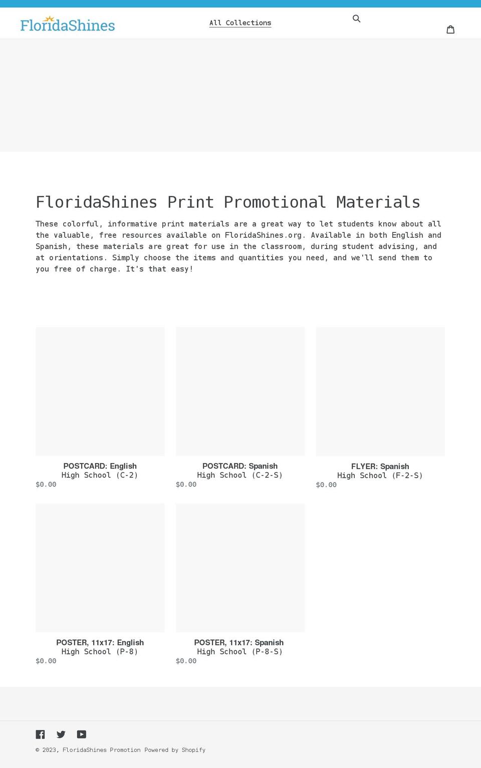 flvc-promotion.myshopify.com shopify website screenshot