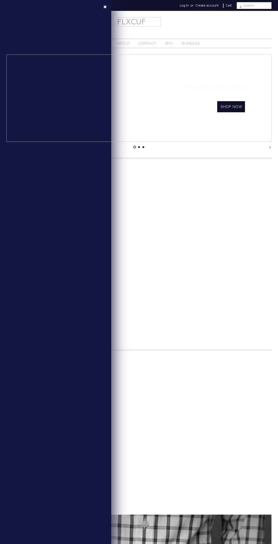 flxcuf.com shopify website screenshot