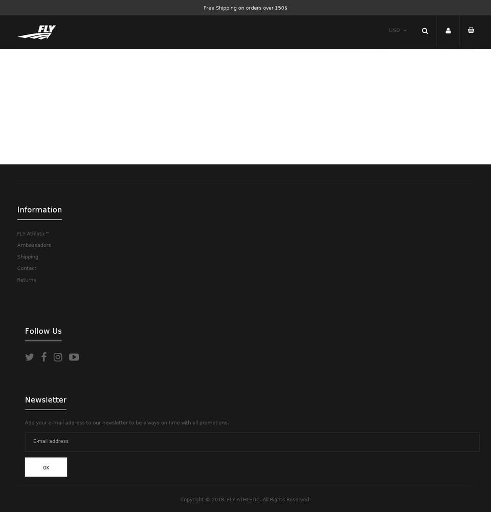 Fastor Fashion2 Shopify theme site example flyathletic.com