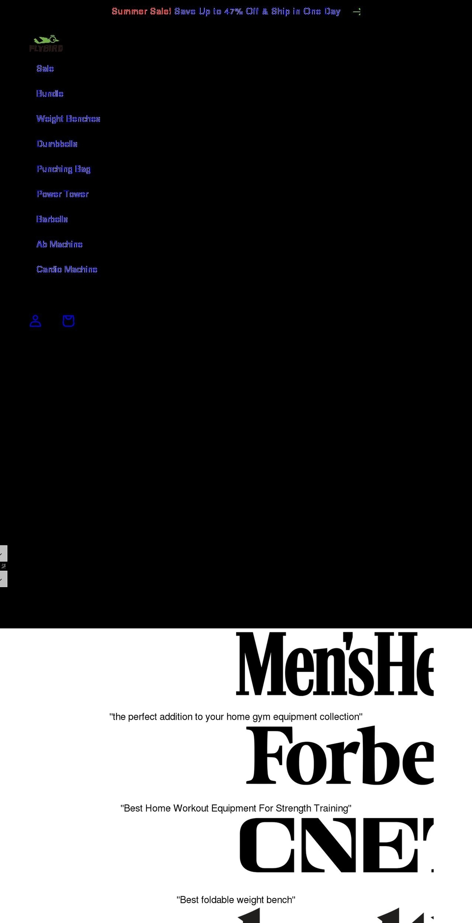 flybirdfitness.com shopify website screenshot