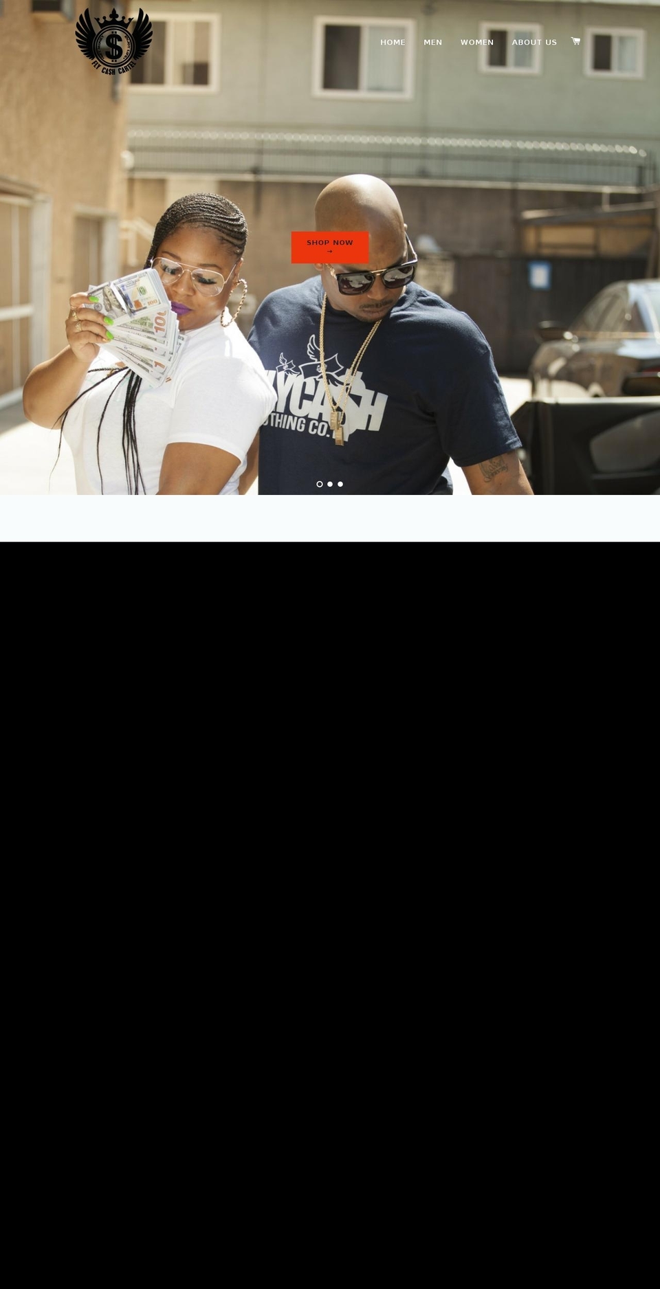 flycashcartel.com shopify website screenshot