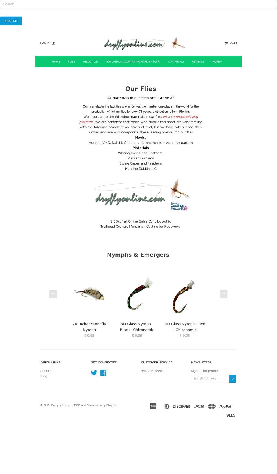 flyclubofthemonth.com — Shopify storefront screenshot