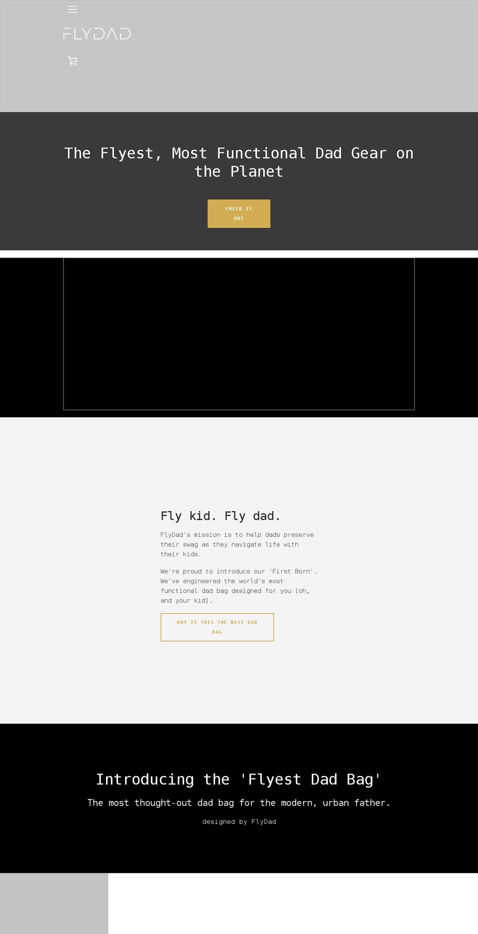 flydadgear.com shopify website screenshot