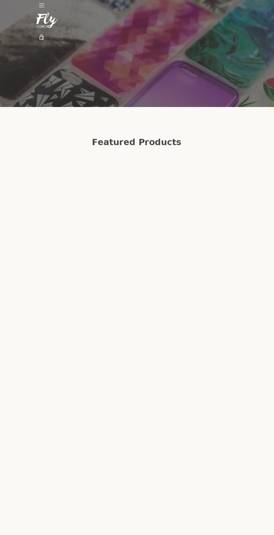 flygizmo.com — Shopify storefront screenshot