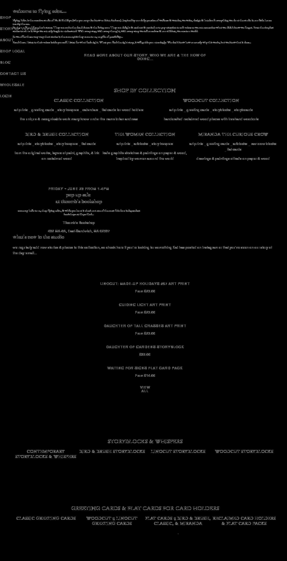 flyingedna.com shopify website screenshot