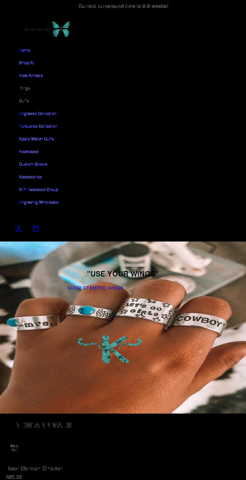 flyingkdesignco.com shopify website screenshot