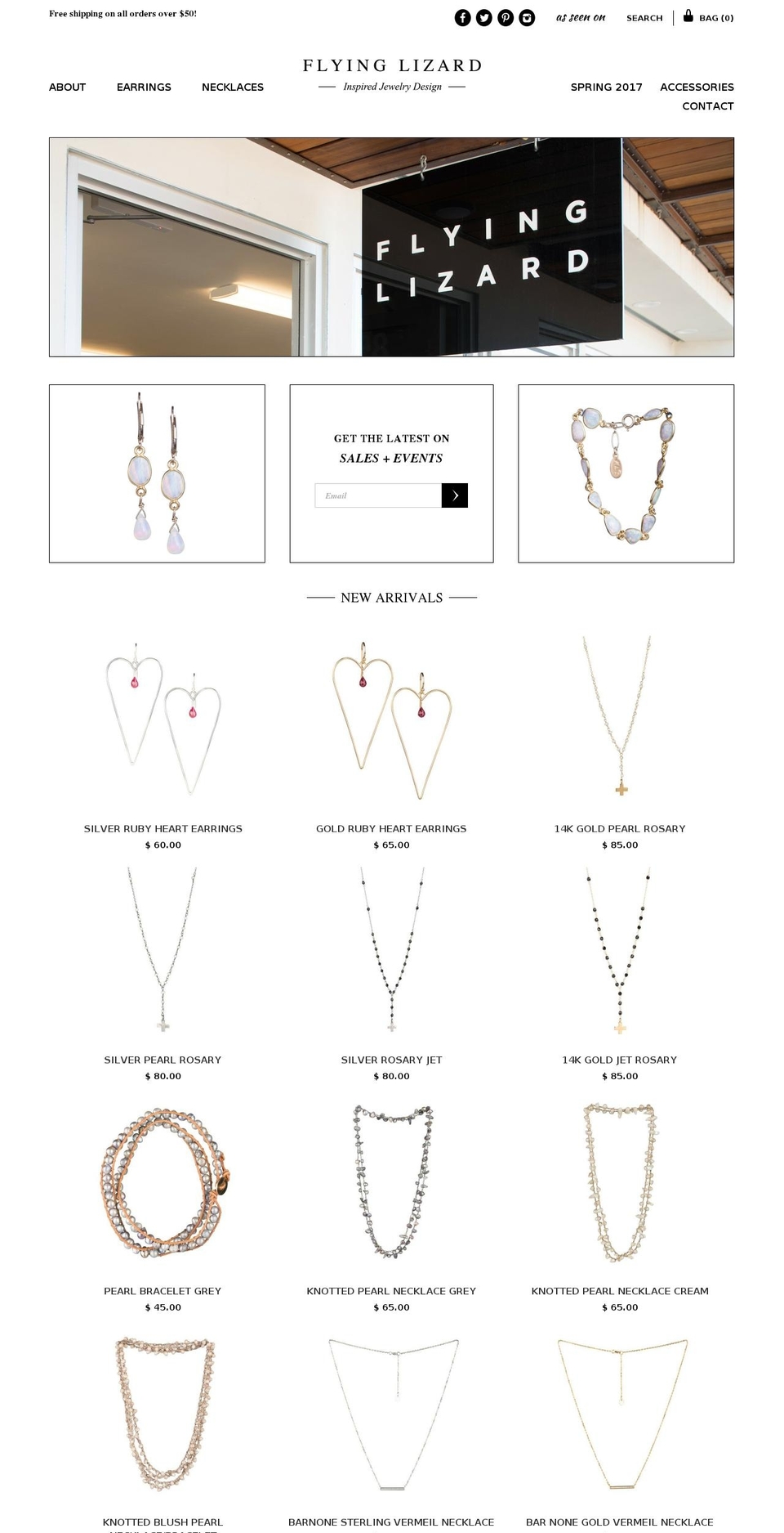 flyinglizard.com shopify website screenshot