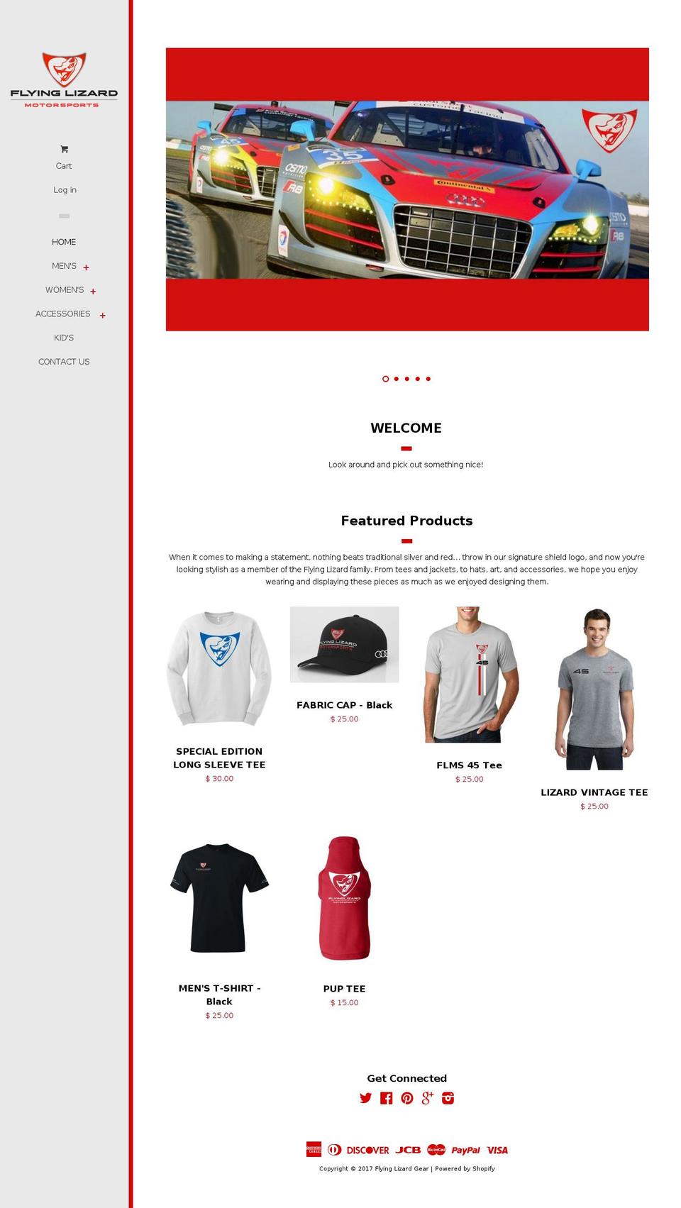 flyinglizardstore.com shopify website screenshot