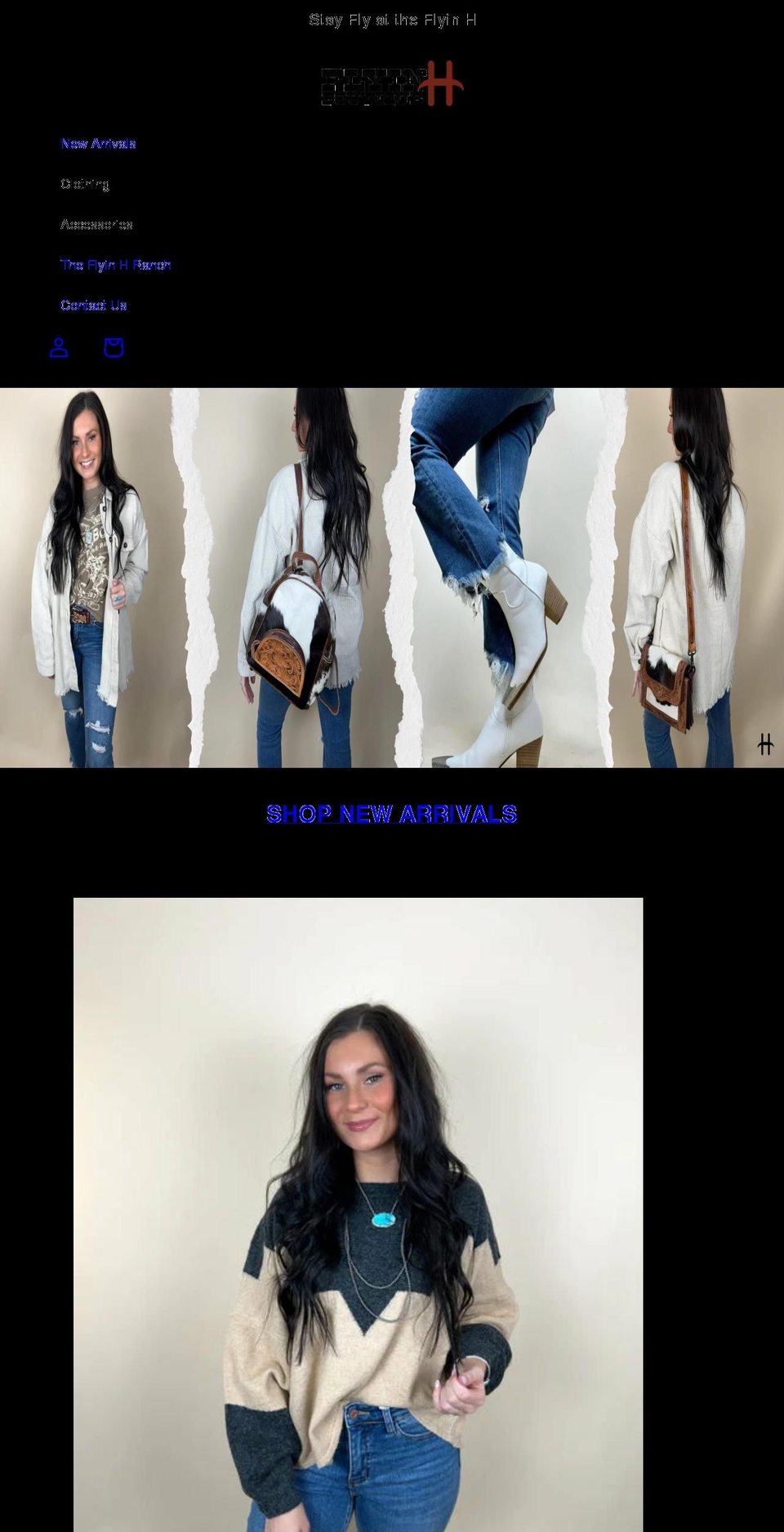 flyinhboutique.com shopify website screenshot