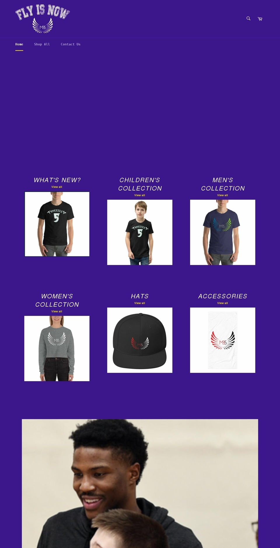 flymb5.com shopify website screenshot