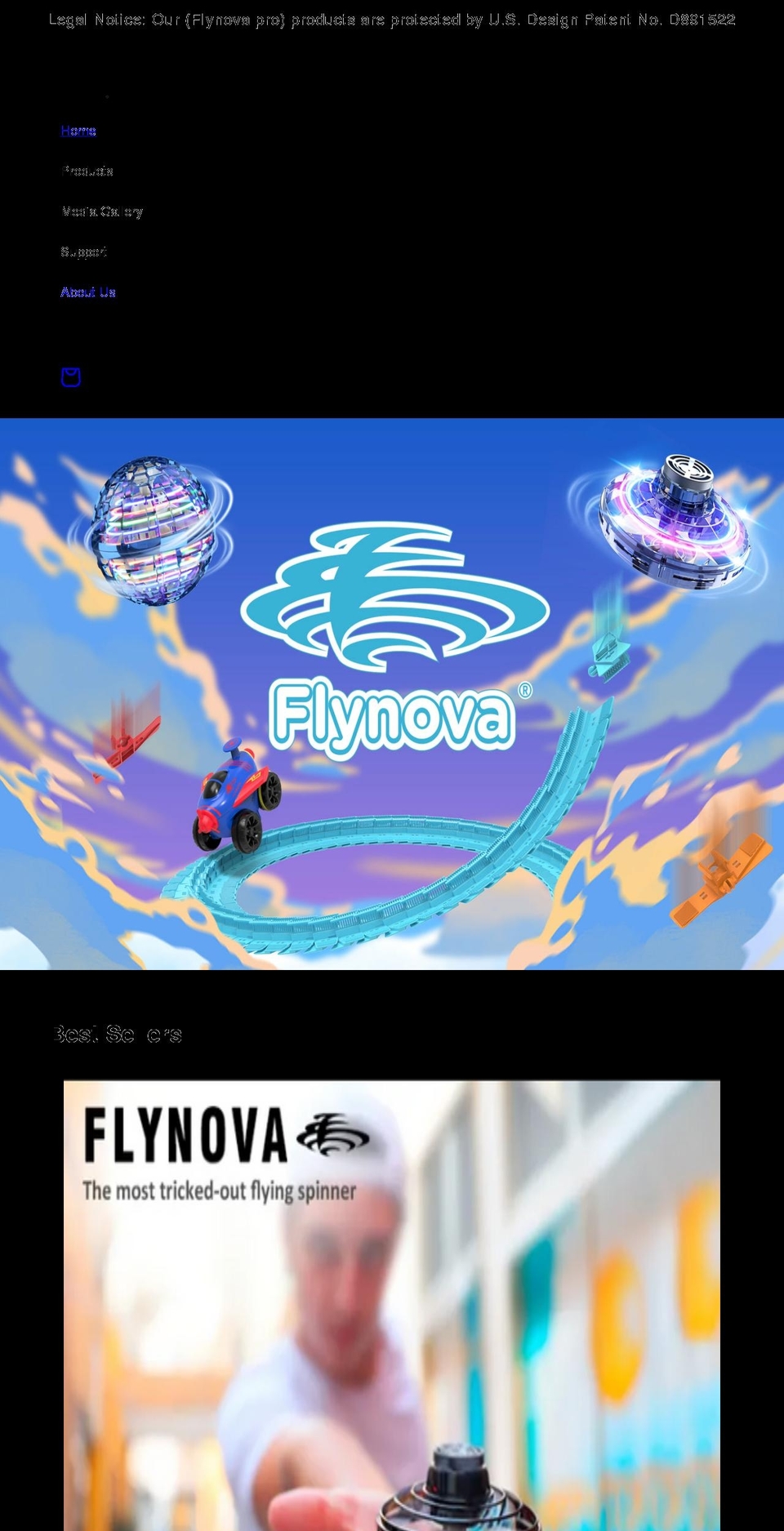 flynova.net shopify website screenshot