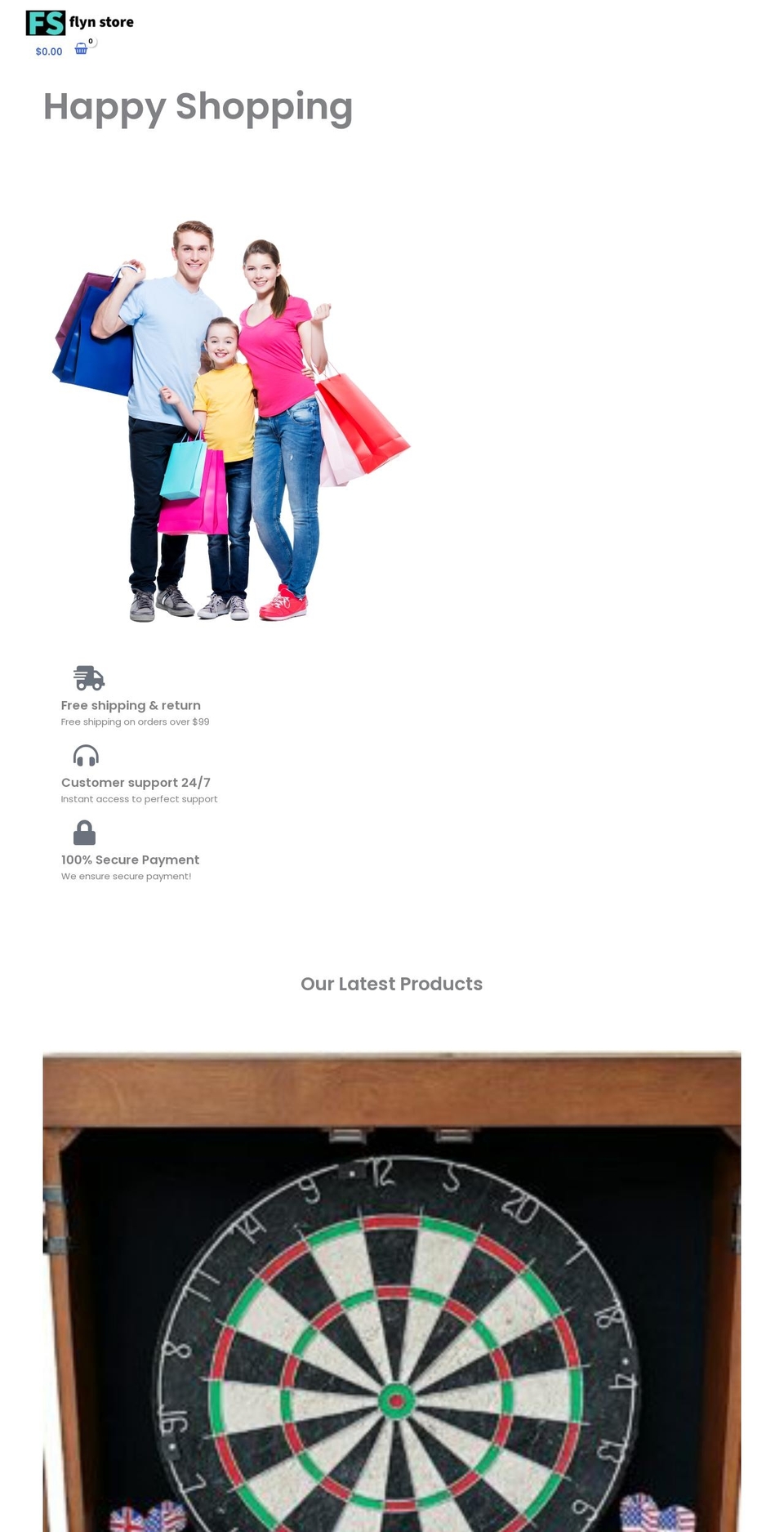 flynstore.com — Shopify storefront screenshot