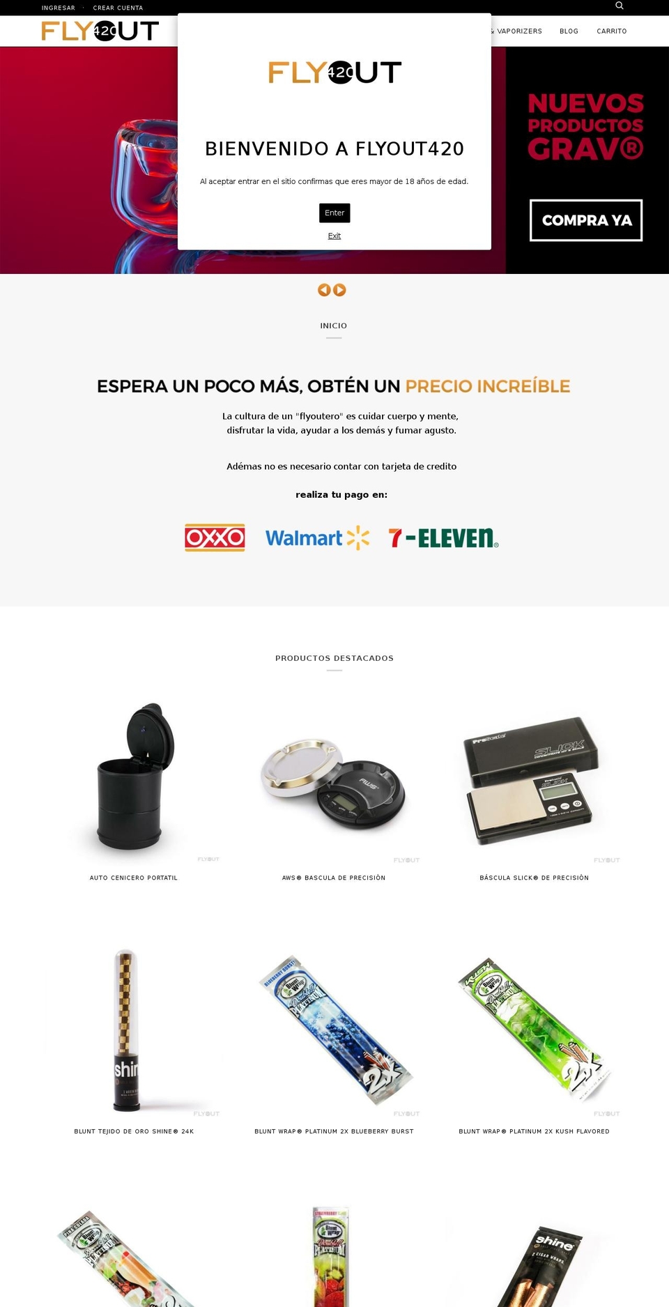 flyout420.com shopify website screenshot