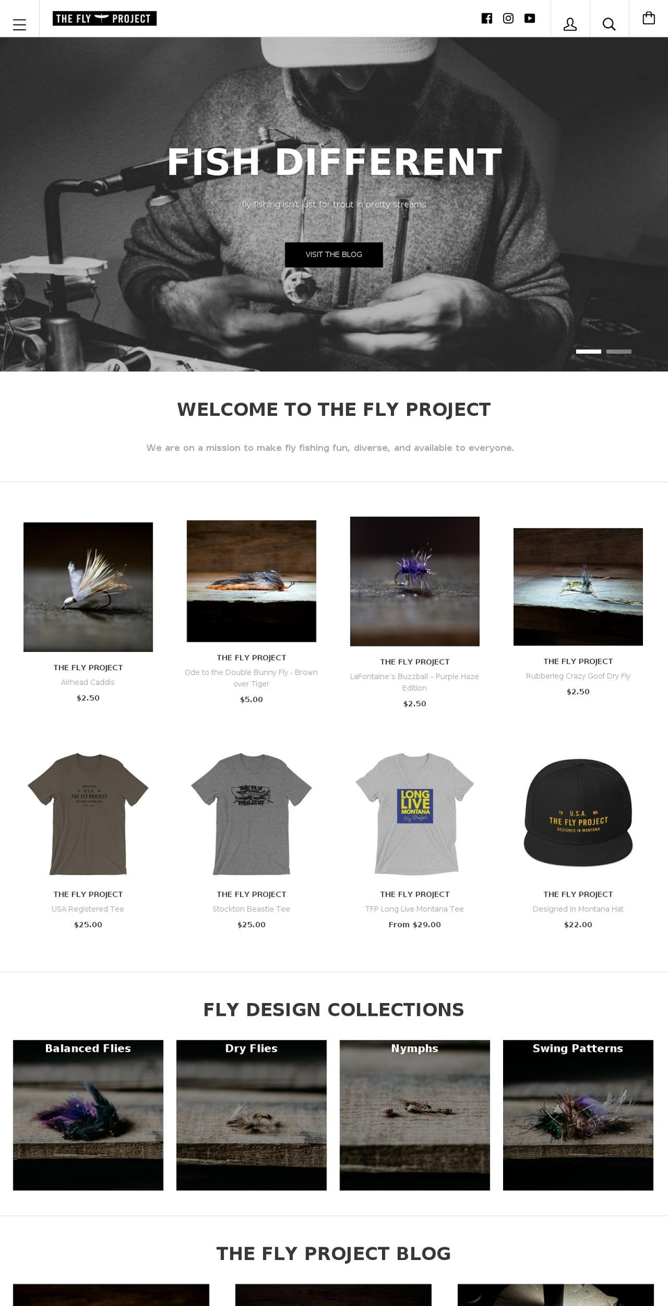 flyproject.us shopify website screenshot