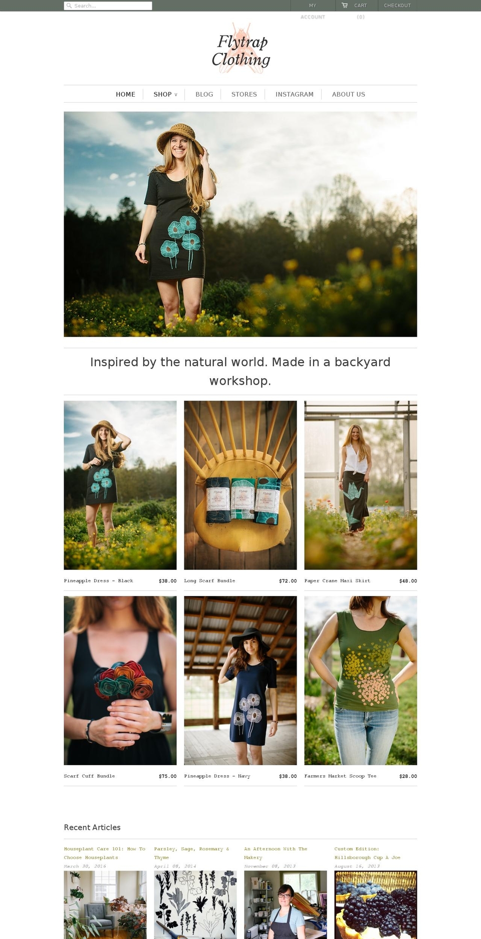 flytrapclothing.com shopify website screenshot