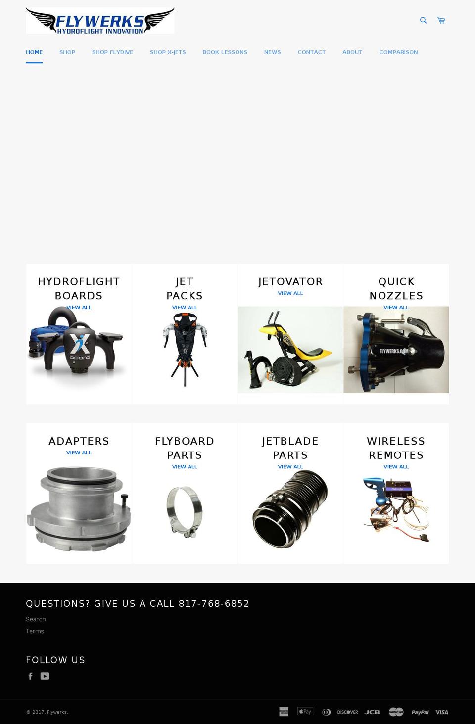 flywerks.com shopify website screenshot