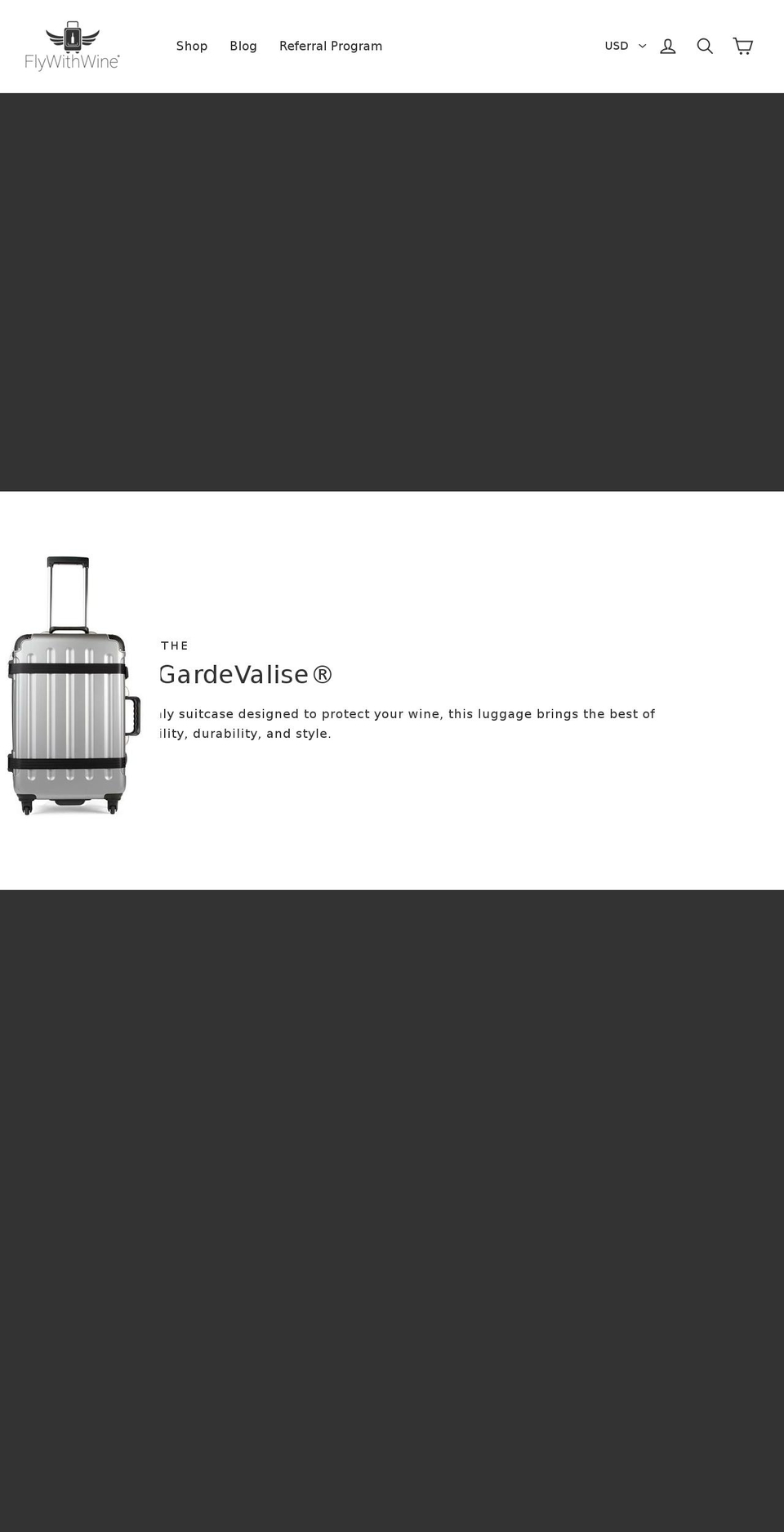 Customized Site Theme - Motion Shopify theme site example flywithspirits.com