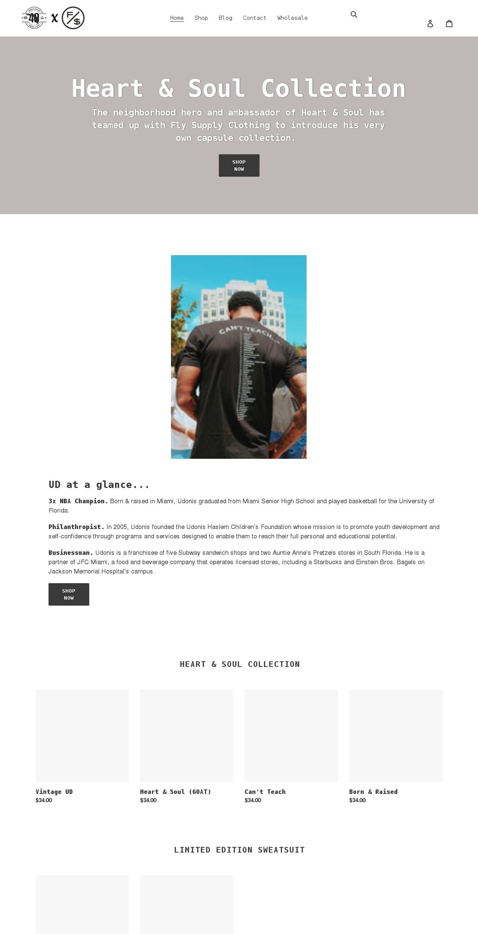 flywithud.com shopify website screenshot