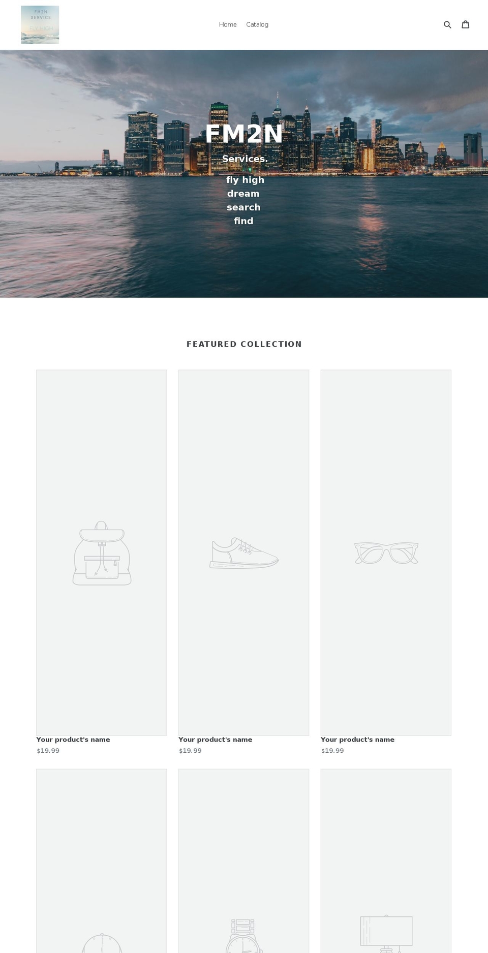 fm2n.com — Shopify storefront screenshot