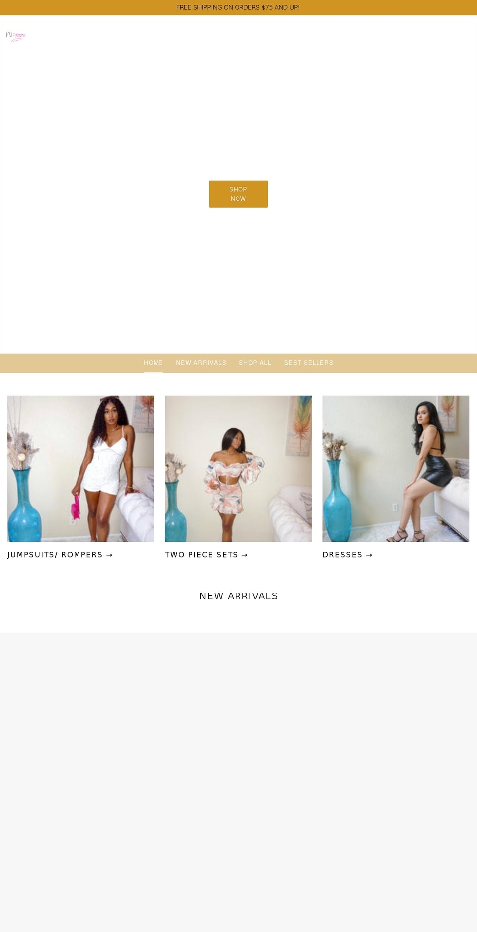 fmcraze.com shopify website screenshot