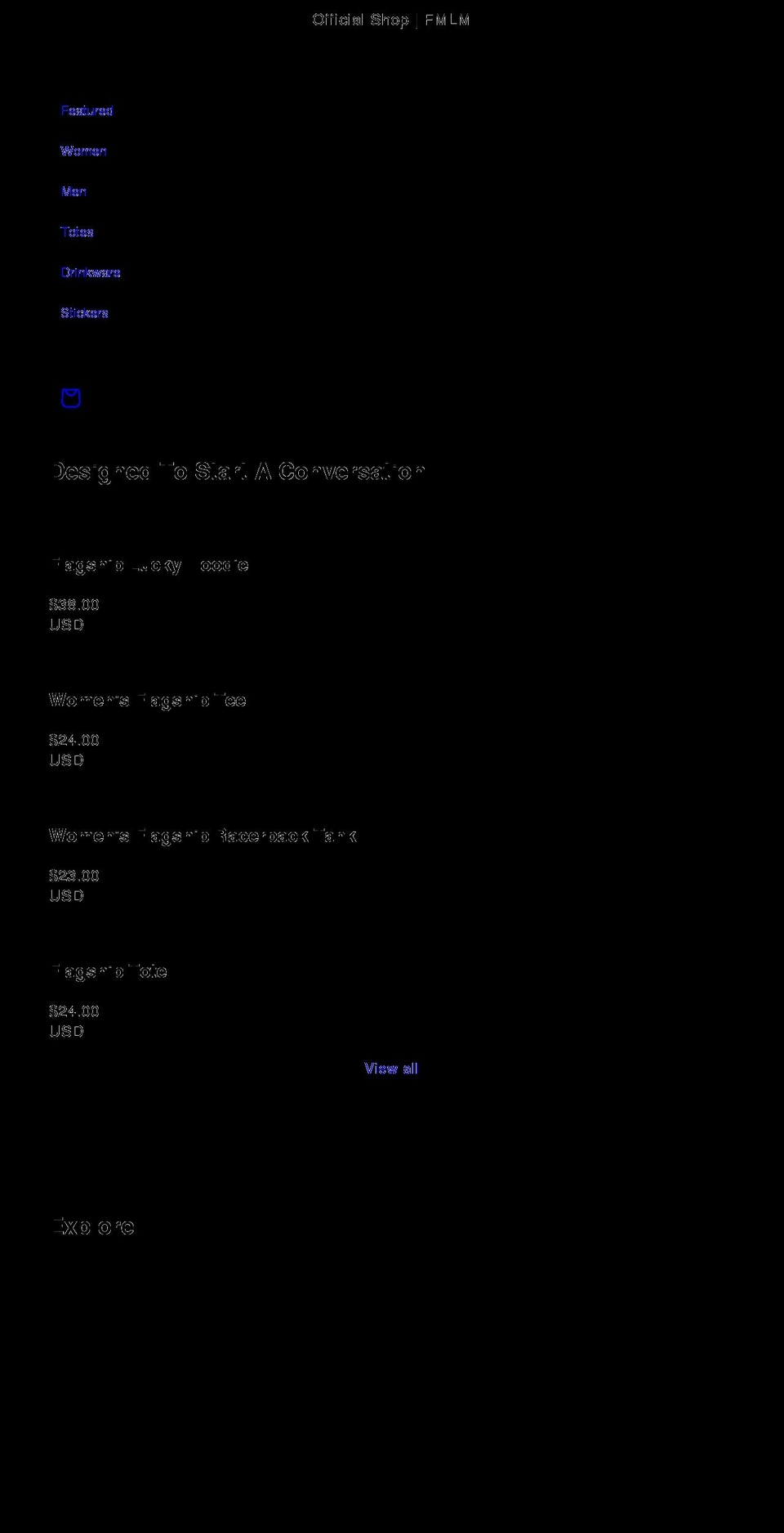 fmlm.org shopify website screenshot