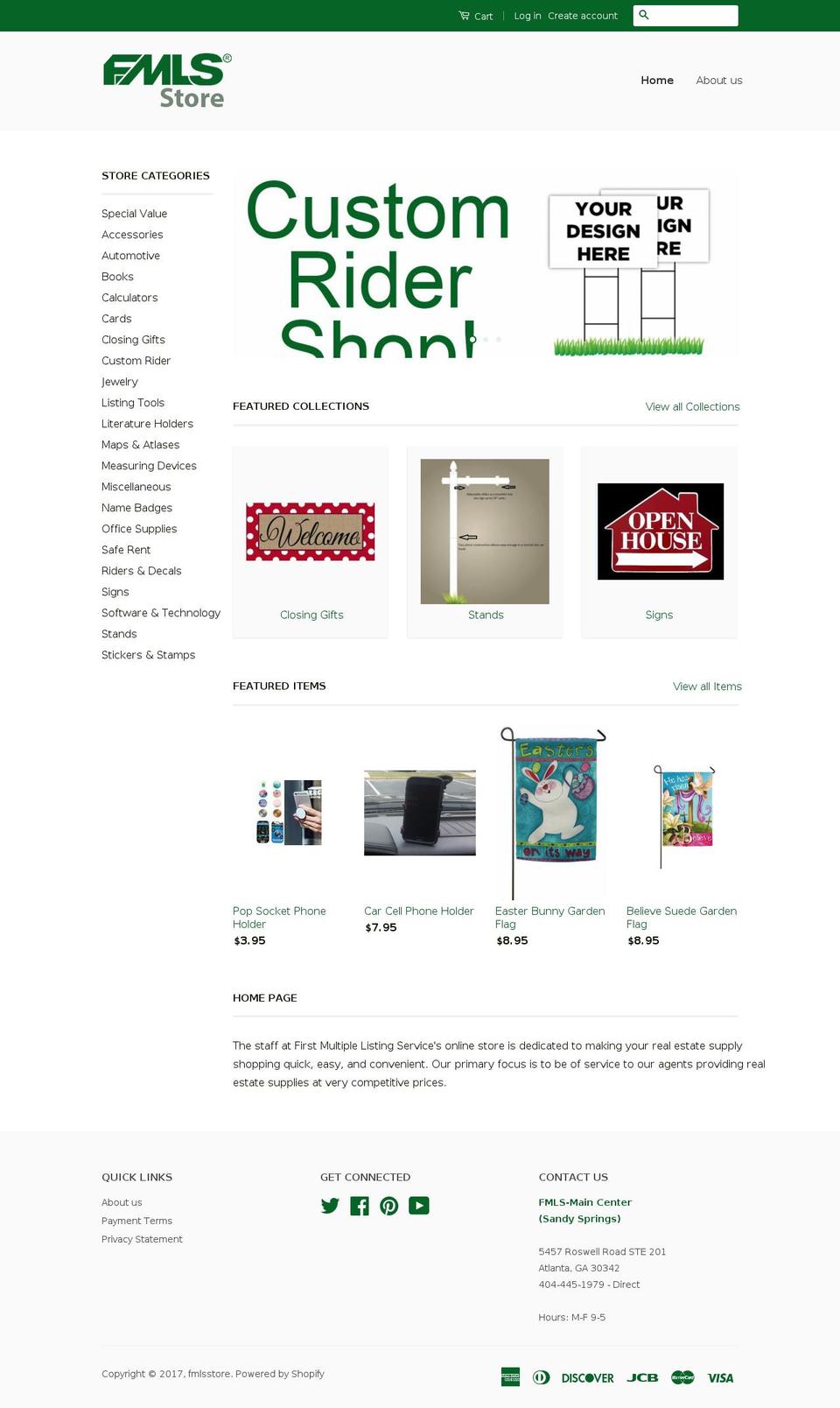 fmlsstore.com shopify website screenshot
