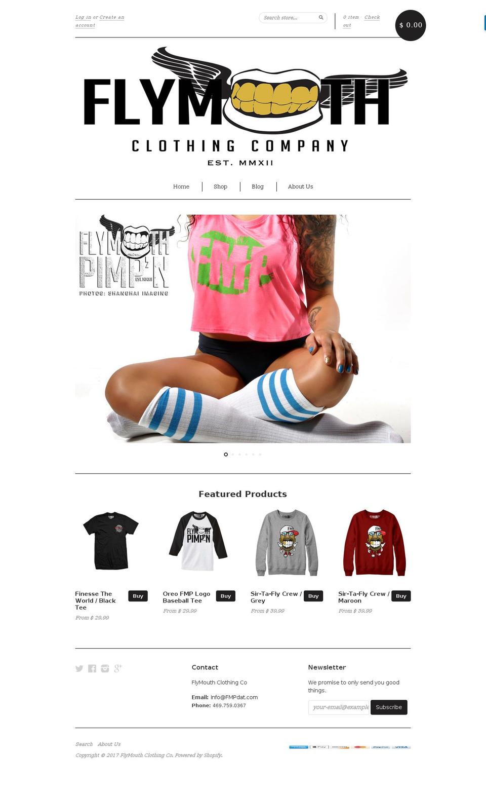 fmpdat.com shopify website screenshot