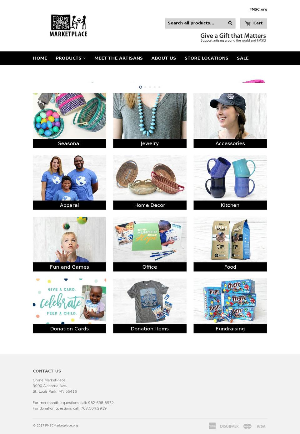 fmscmarketplace.com shopify website screenshot