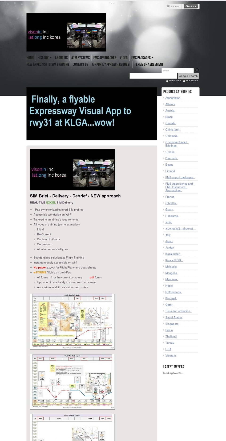 fmslatlonginckorea.com — Shopify storefront screenshot