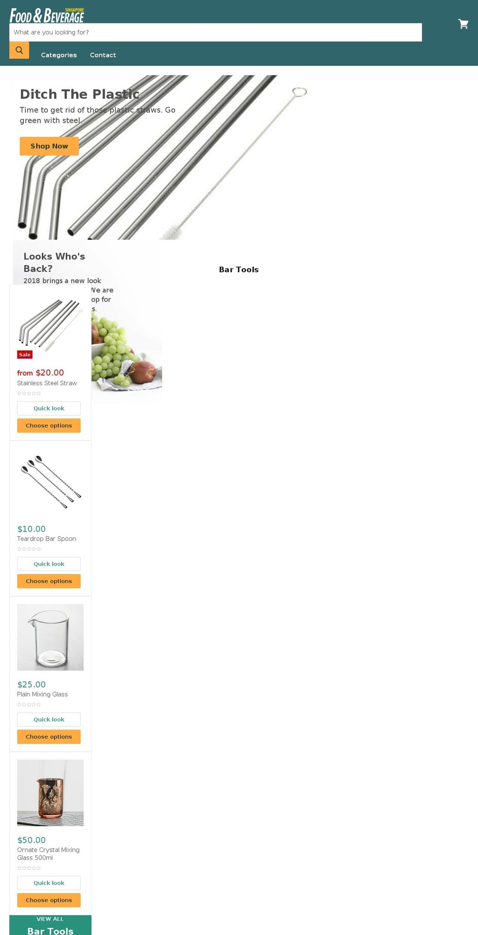 fnb.com.sg shopify website screenshot