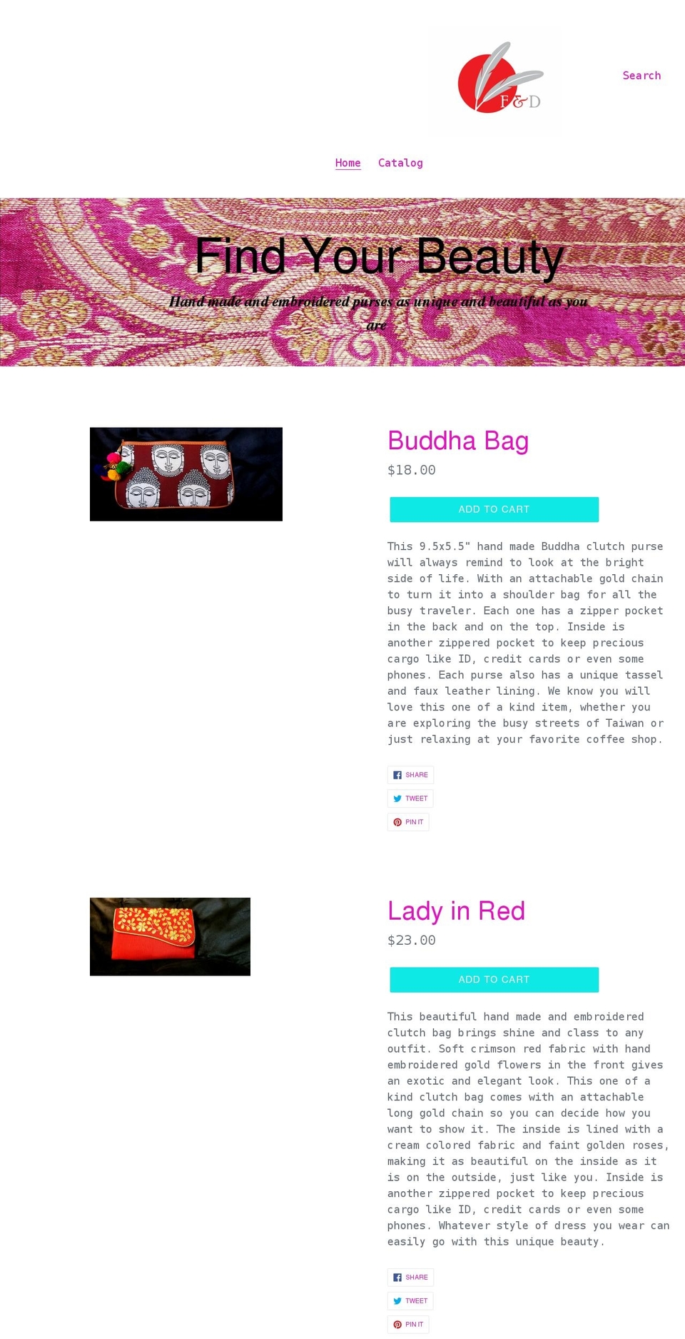 fndmarket.com shopify website screenshot