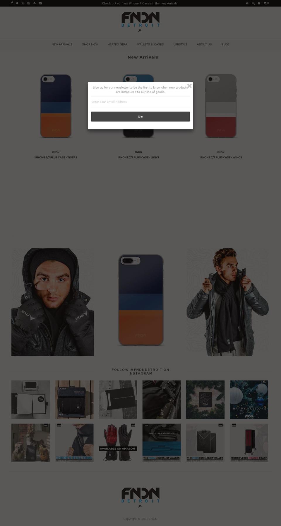 fndn.com shopify website screenshot