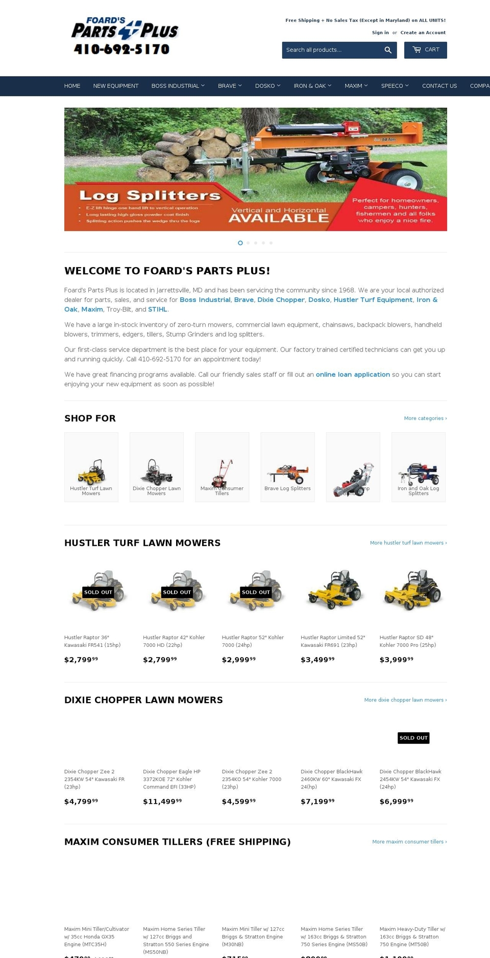 foards.com — Shopify storefront screenshot