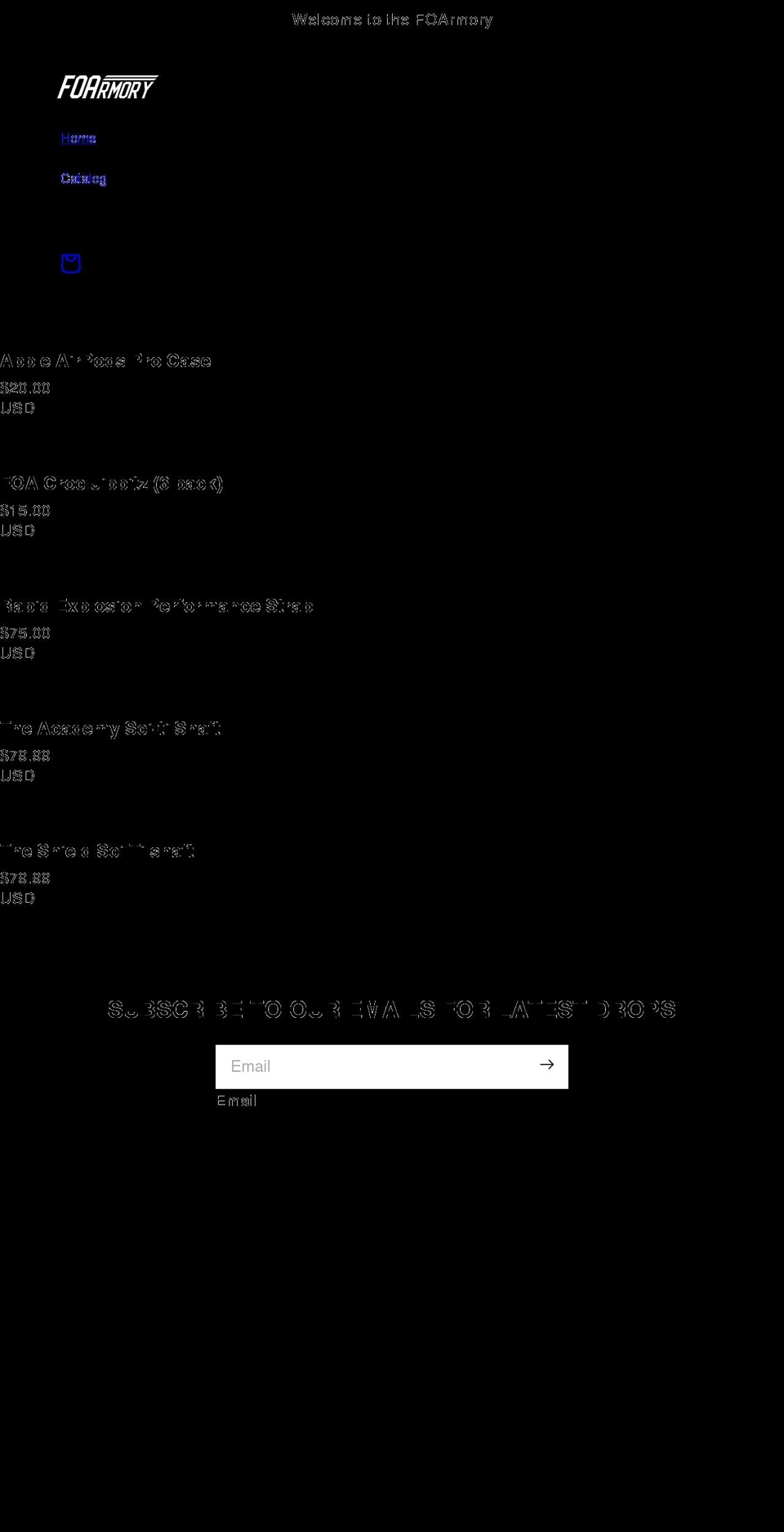 foareps.com — Shopify storefront screenshot