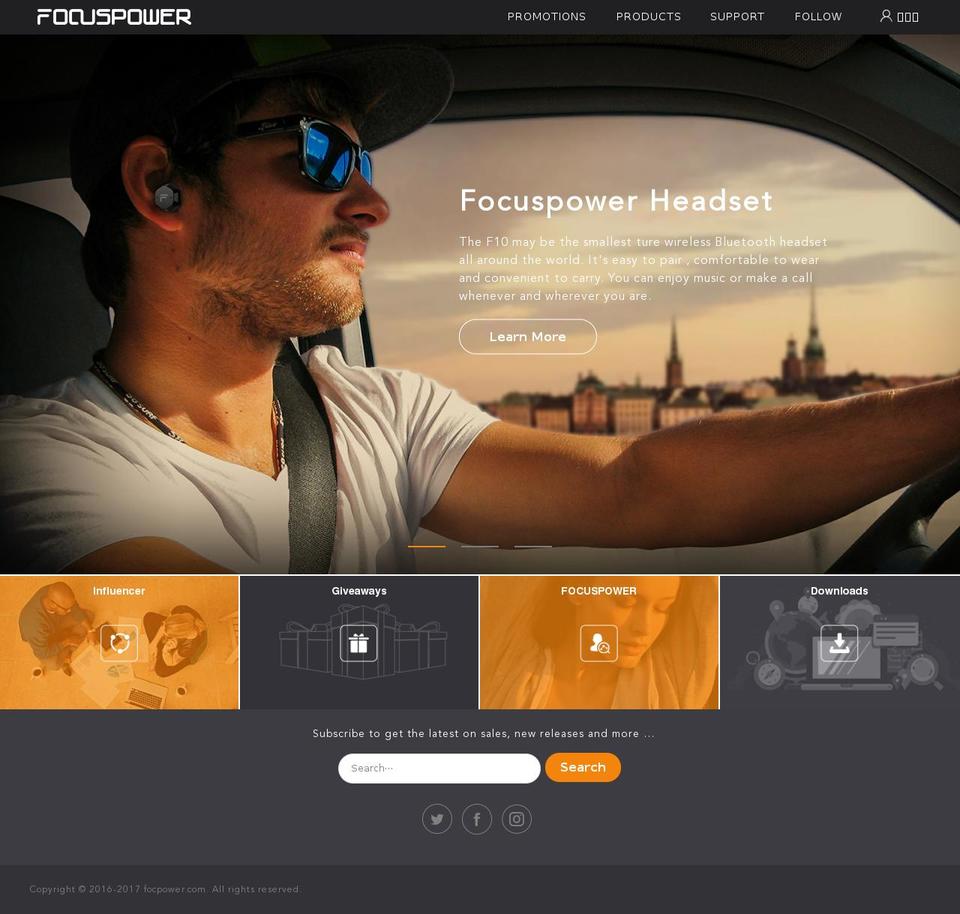 focpower.com — Shopify storefront screenshot