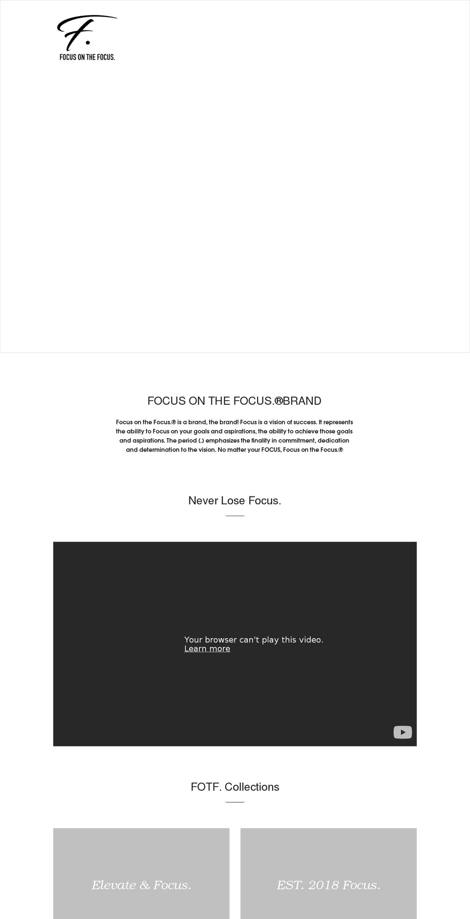 focusbrand.shop shopify website screenshot