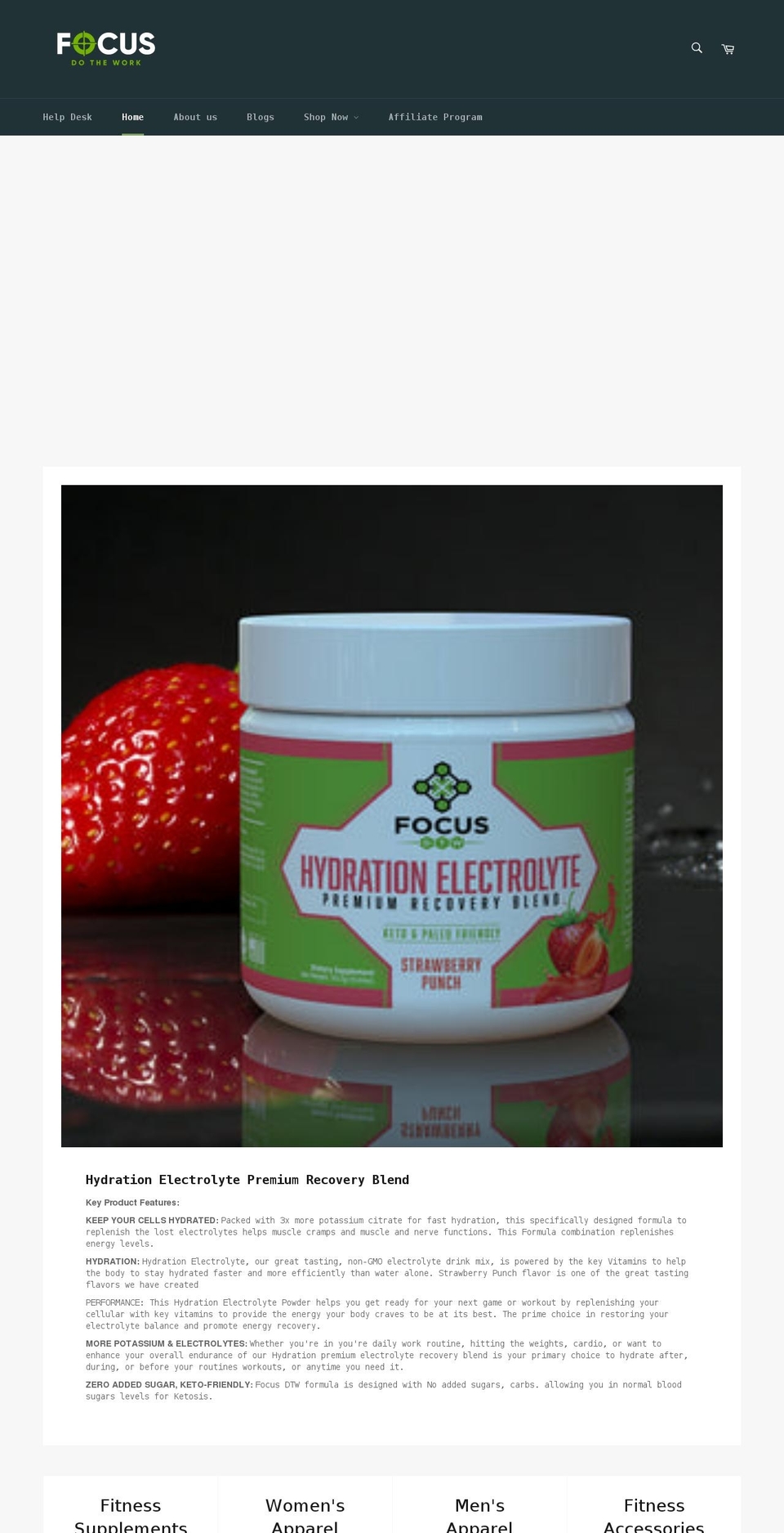 focusdtw.com shopify website screenshot