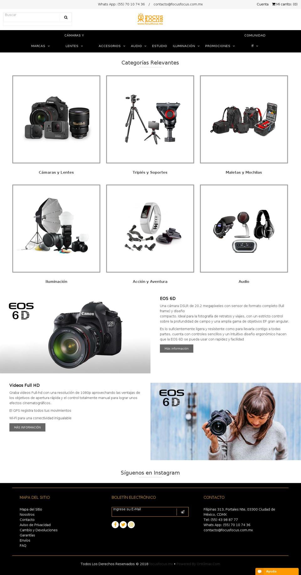 focusfocus.net shopify website screenshot