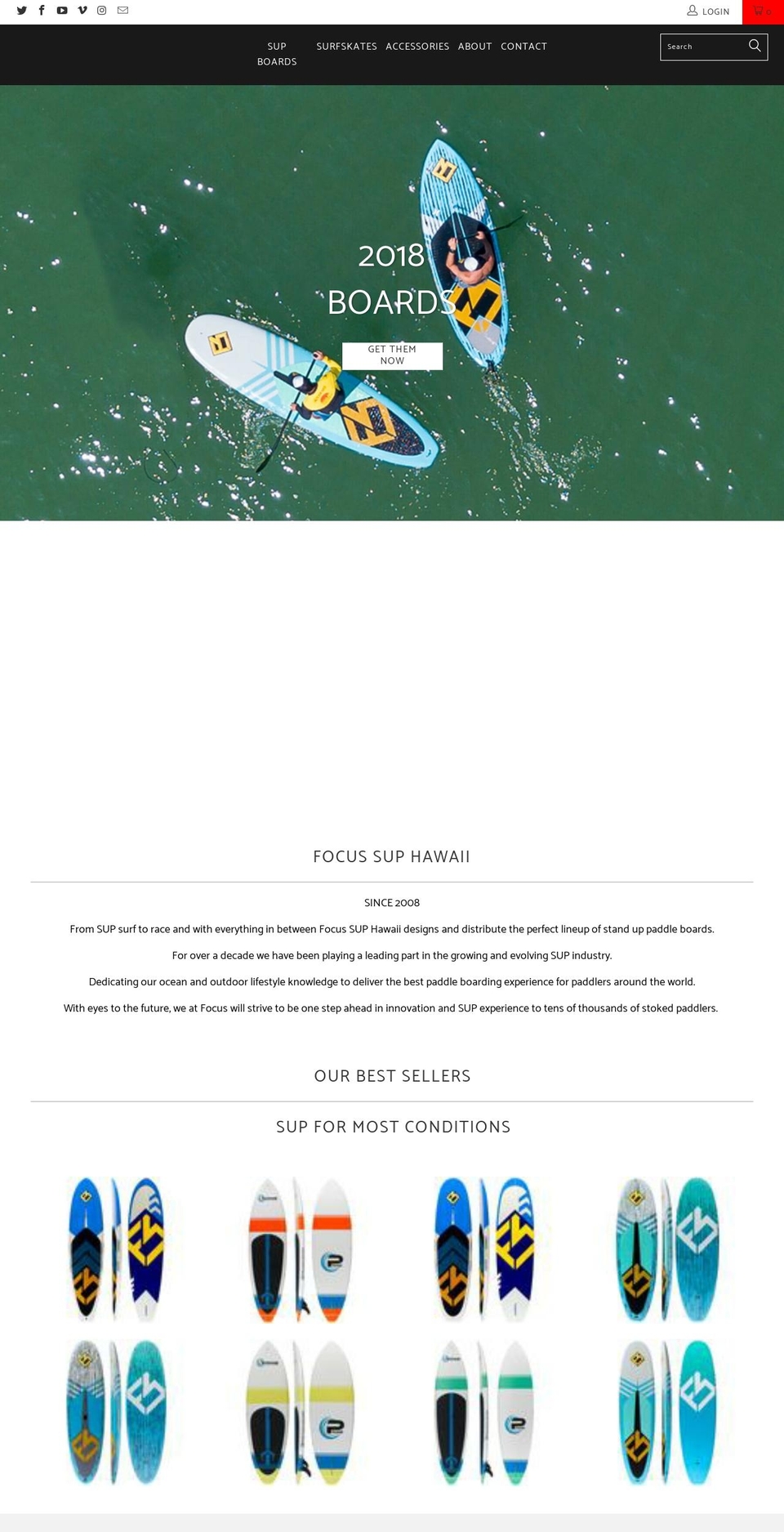 focussup.com shopify website screenshot