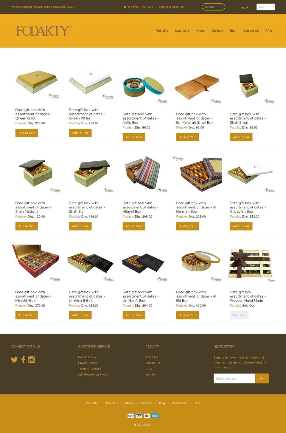 fodacti.com shopify website screenshot