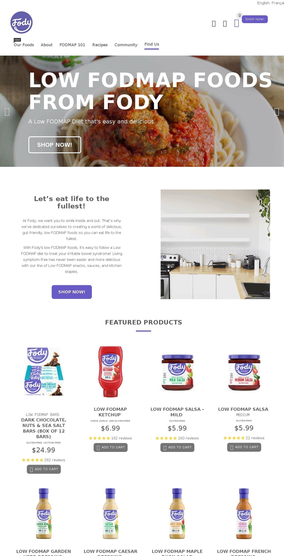 install-me-yourstore-v2-1-8 Shopify theme site example fodyfoods.com